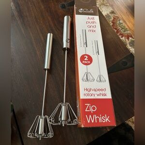 Zip Whisk Stainless Steel Set of 2